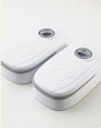 Distributeur automatique pour animaux - bol en inox amovible