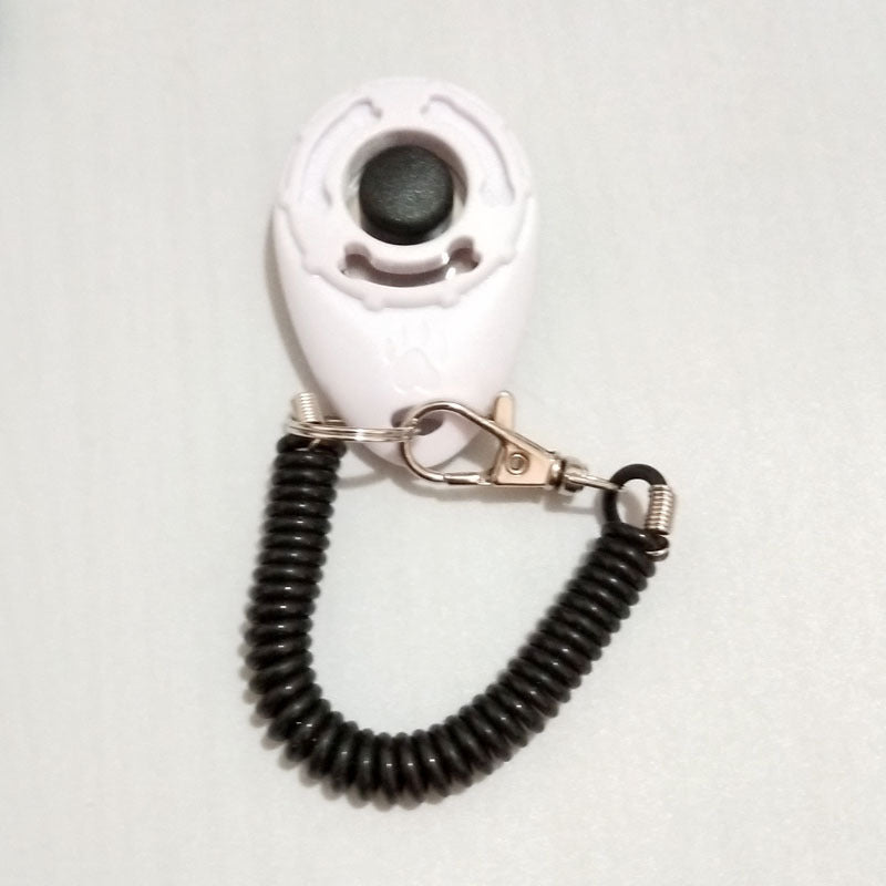 Clicker de dressage utilisé lors d'une séance d'éducation canine