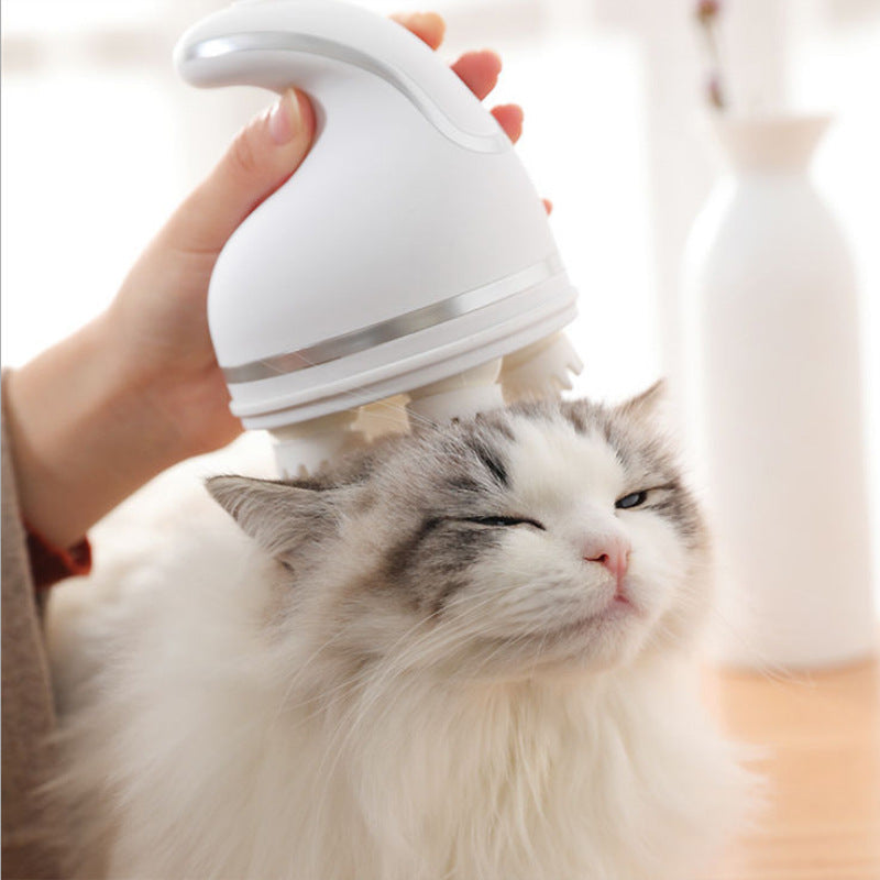 Masseur crânien électrique pour chien et chat
