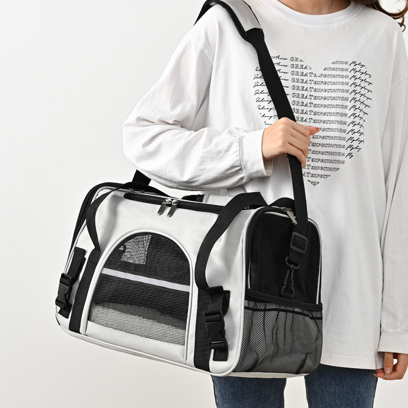 Sac de transport bandoulière rigide pour petit animal - vue produit