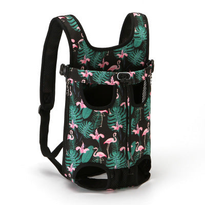 Sac ventral de transport pour petit chien en balade urbaine