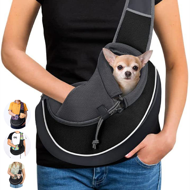Sac de transport croisé pour chien et chat - vue produit