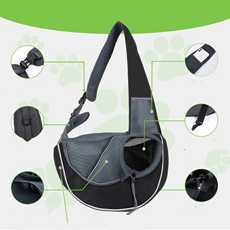 Sac de transport pour petit chien - intérieur respirant